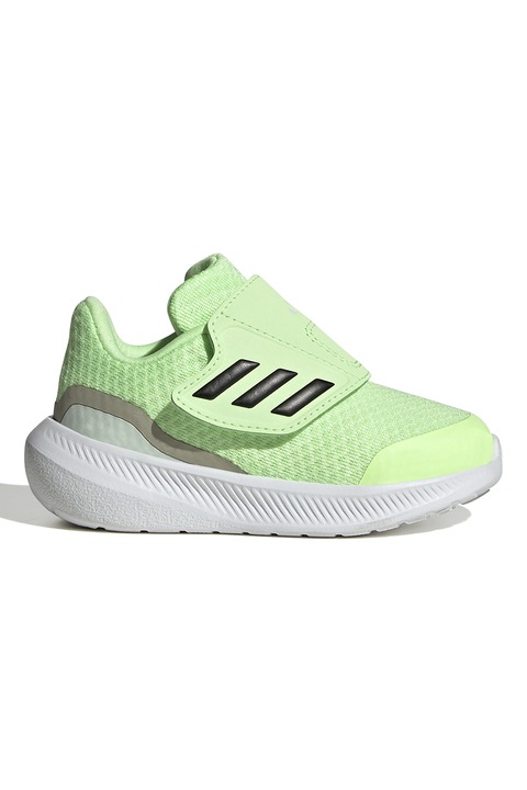 adidas Sportswear, Pantofi sport cu velcro Runfalcon 3.0, Verde deschis