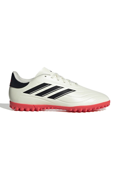 adidas Performance, Pantofi de piele ecologica pentru forbal Copa Pure 2 Club TF, Maro nisip/Negru