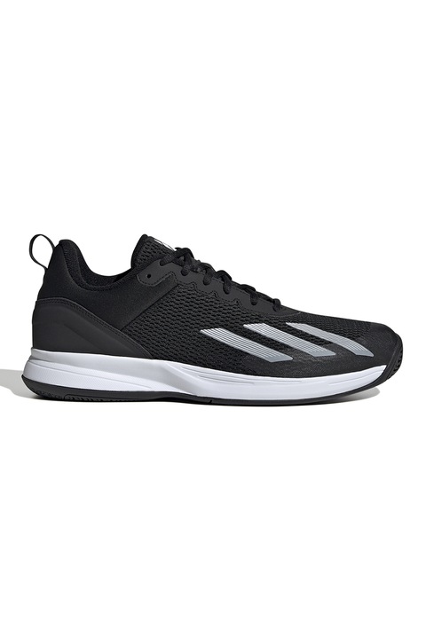 adidas Performance, Pantofi cu garnituri de plasa pentru tenis Courtflash Speed, Negru