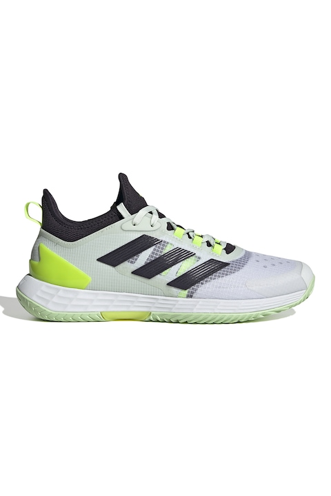 adidas Performance, Pantofi adizero Ubersonic 4 pentru tenis, Verde pal/Verde neon/Negru
