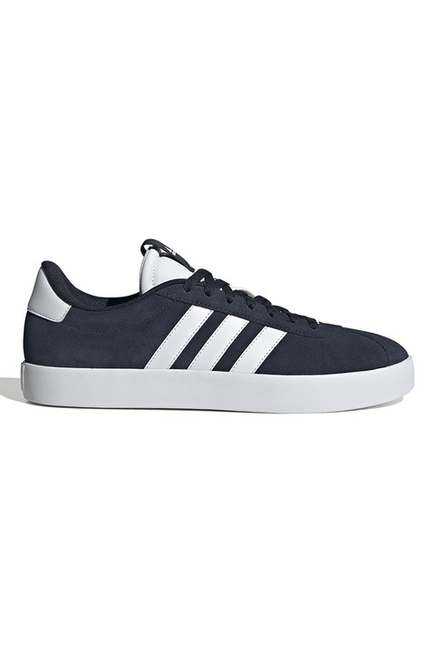 adidas Sportswear, VL Court 3.0 nyersbőr sneaker, Fehér/Tengerészkék