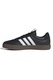 adidas Sportswear, Pantofi sport VL Court 3.0 de piele, Negru, Alb optic, 6.5