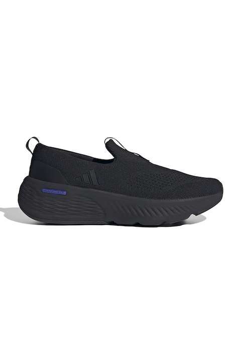 adidas Sportswear, Pantofi sport slip-on de material textil Cloudfoam Go Lounge, Negru
