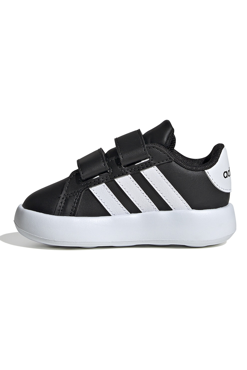 adidas Performance, Спортни обувки Grand Court 2.0 с велкро, Черен, Бял ...