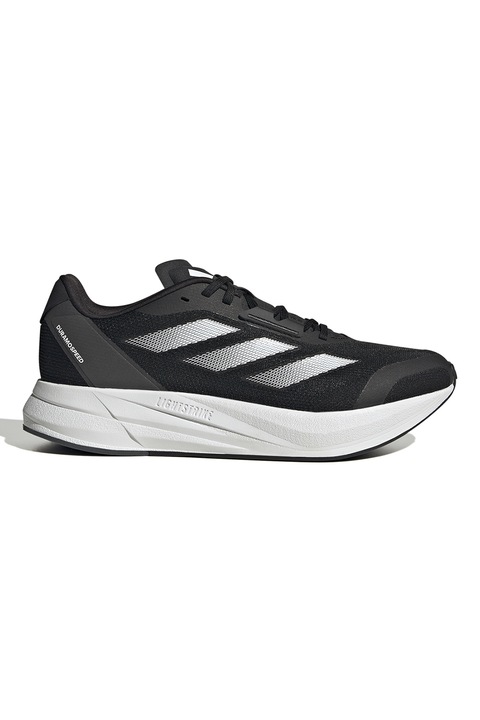 adidas Performance, Pantofi pentru alergare Duramo Speed, Alb murdar/Negru