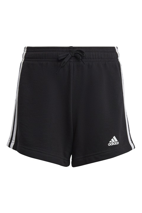 adidas Sportswear, Húzózsinóros derekú rövidnadrág, Fekete