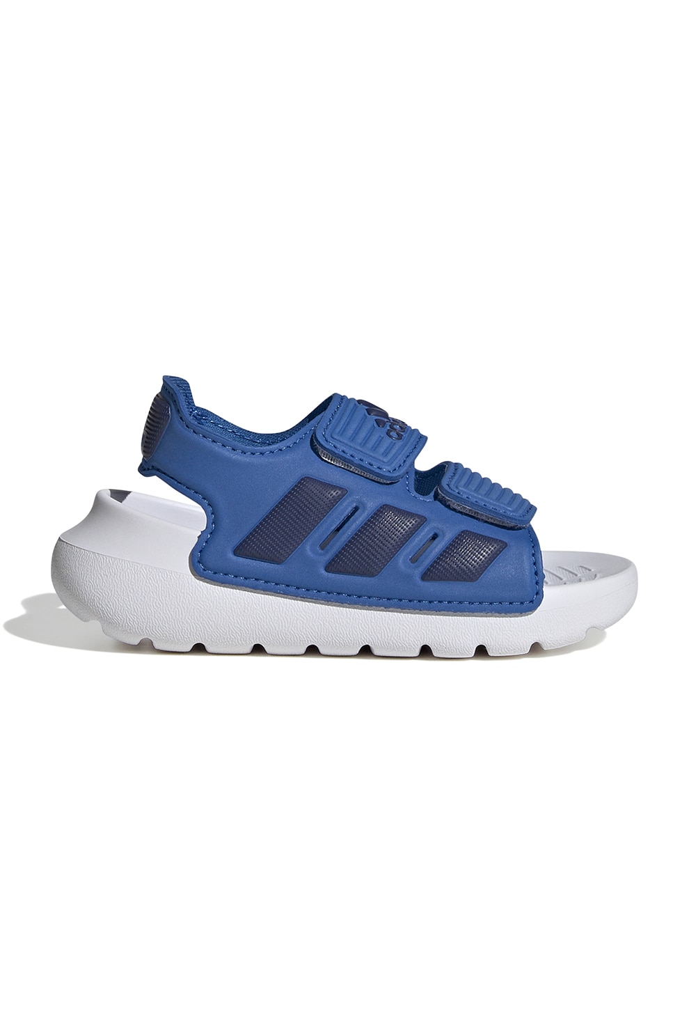 adidas Sportswear, Sandale cu talpa wedge si inchidere velcro Altaswim 2.0, Albastru inchis, 26 EU