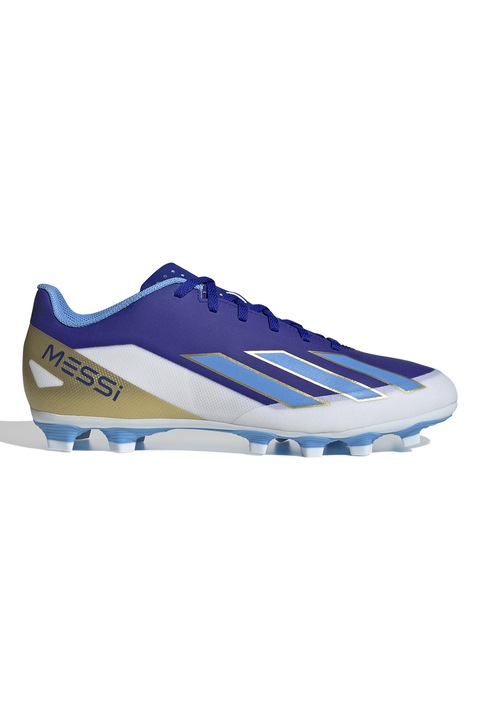 adidas Performance, Pantofi pentru fotbal Crazyfast Club, Albastru inchis/Kaki