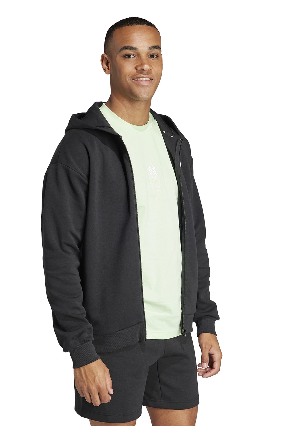 adidas Sportswear, Hanorac cu fermoar Future Icons Badge of Sport