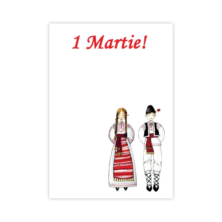 200 db-os Martisor témájú kártyakészlet, marx429, tarka, 8,5x6 cm