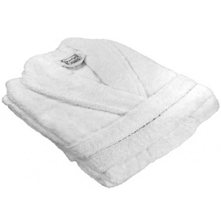 Halat de baie Terry Deluxe - 69975, Alb, L