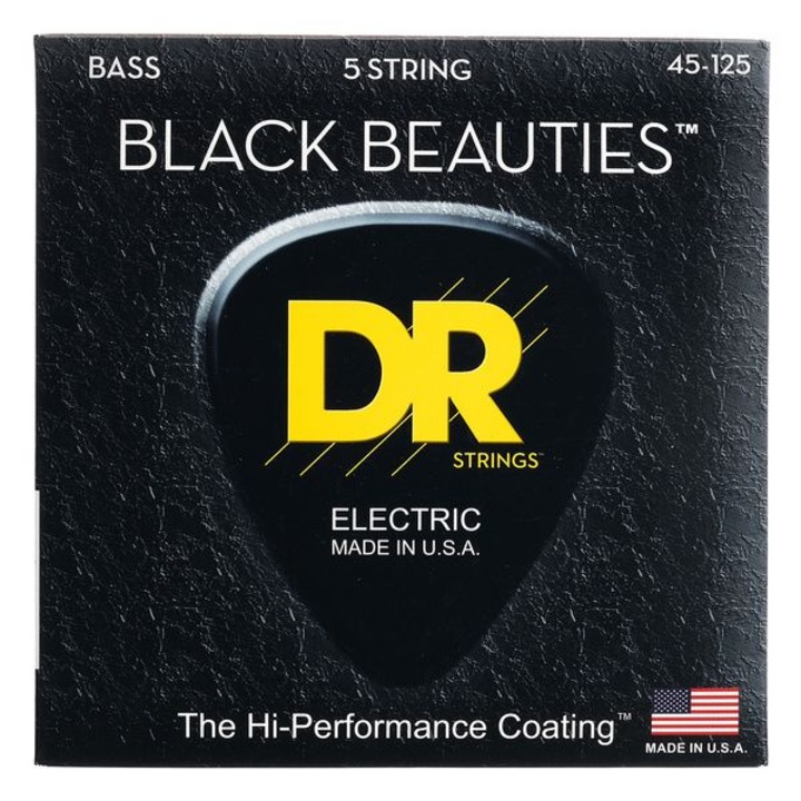 Set 5 Corzi pentru chitara bass DR Black Beauties BKB5-45