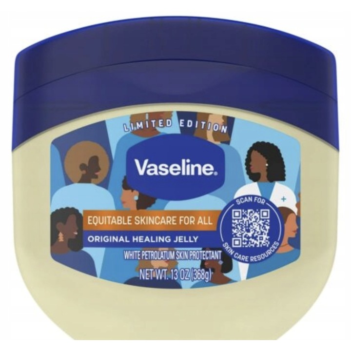 Body Vaseline, Vaseline, Original, Fara parfum, Hidrateaza si protejeaza pielea, Hipoalergenic, Testat dermatologic, Pentru piele uscata, 365g