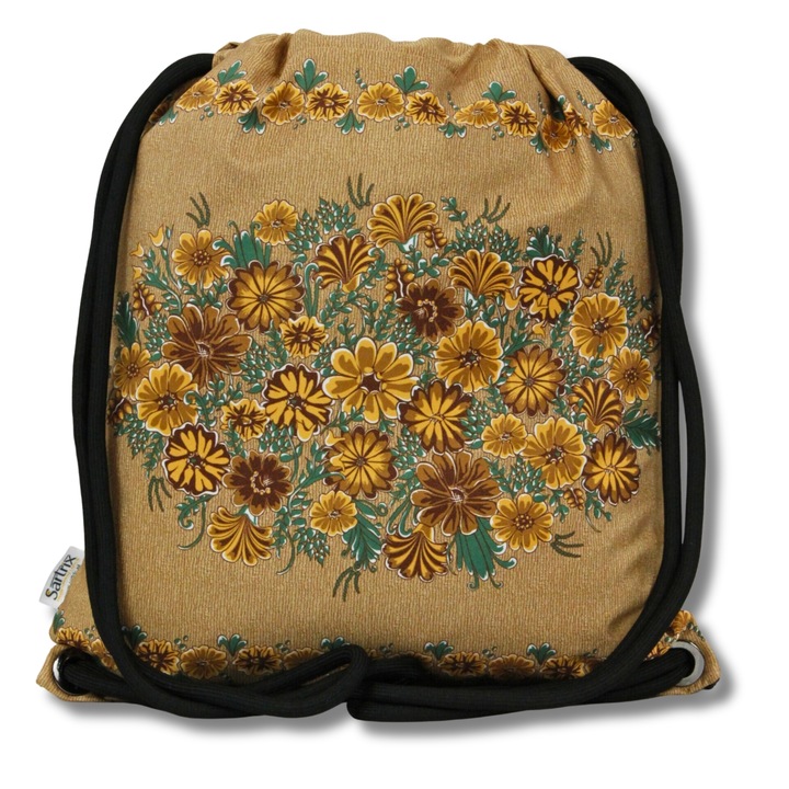 Чанта Sartrix, Щампа на жълти маргаритки, Полиестер, Многоцветна