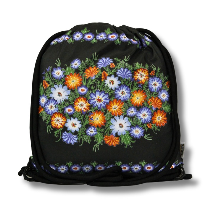 Чанта Sartrix, Щампа на цветя, Полиестер, Многоцветна