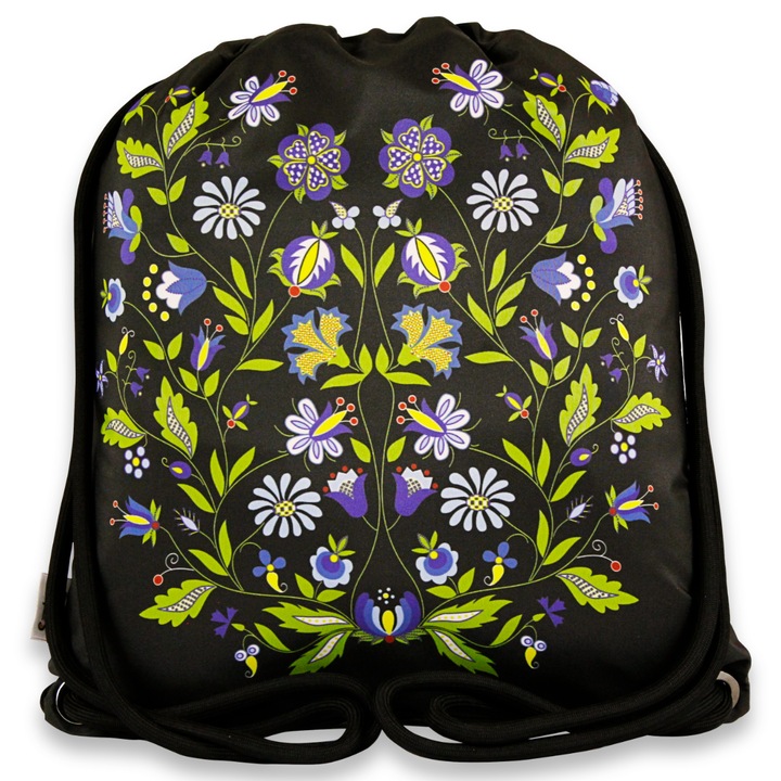 Чанта, Sartrix, Щампа на цветя, Полиестер, Многоцветна