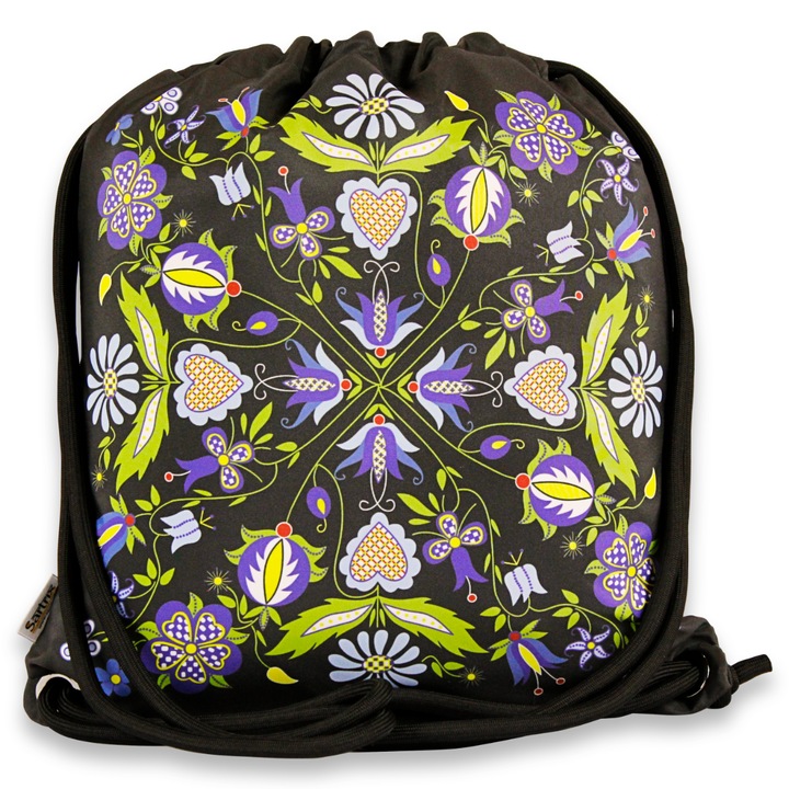 Чанта с цветя, Sartrix, Полиестер, Многоцветна