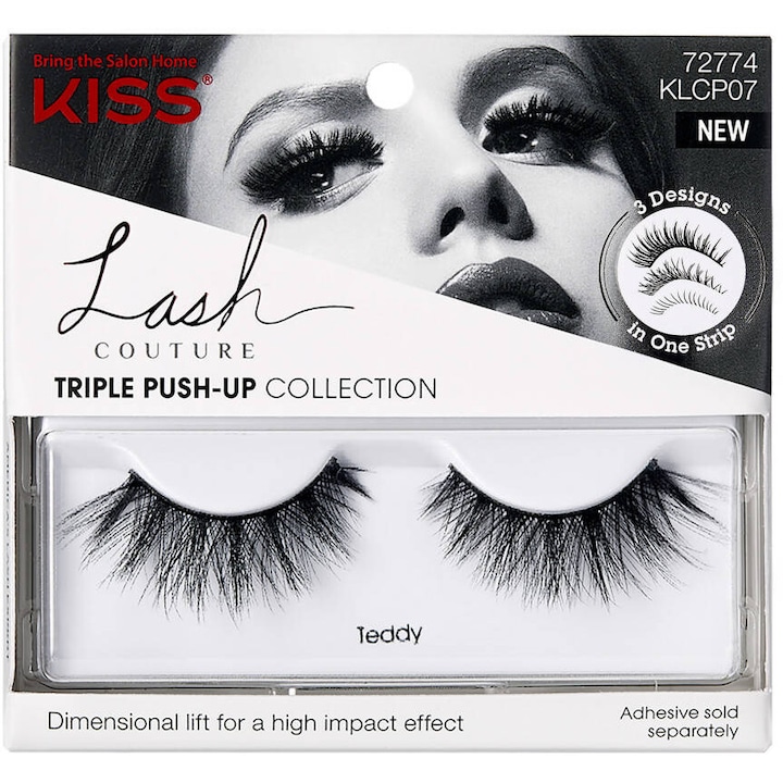 Kiss műszempillák, 3D Volume Lash, Triple Push-Up kollekció