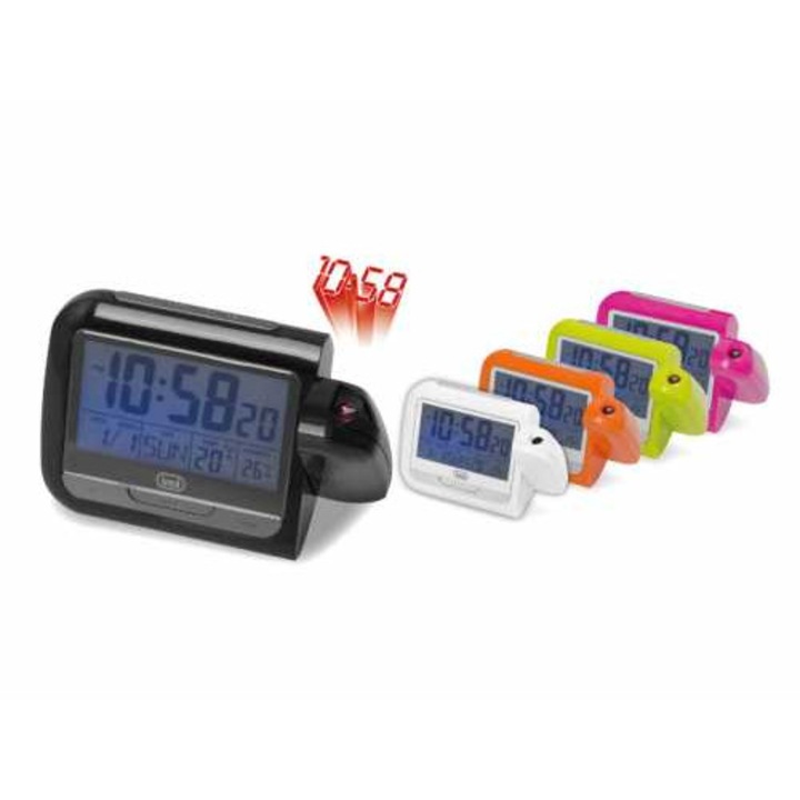 Ceas De Masa Cu Projectie, Alarma, Termometru Trevi