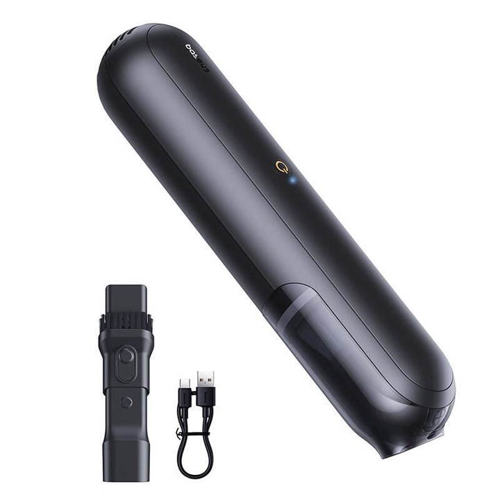Autóporszívó A0 Pro, Baseus, USB-C, 30W, Fekete