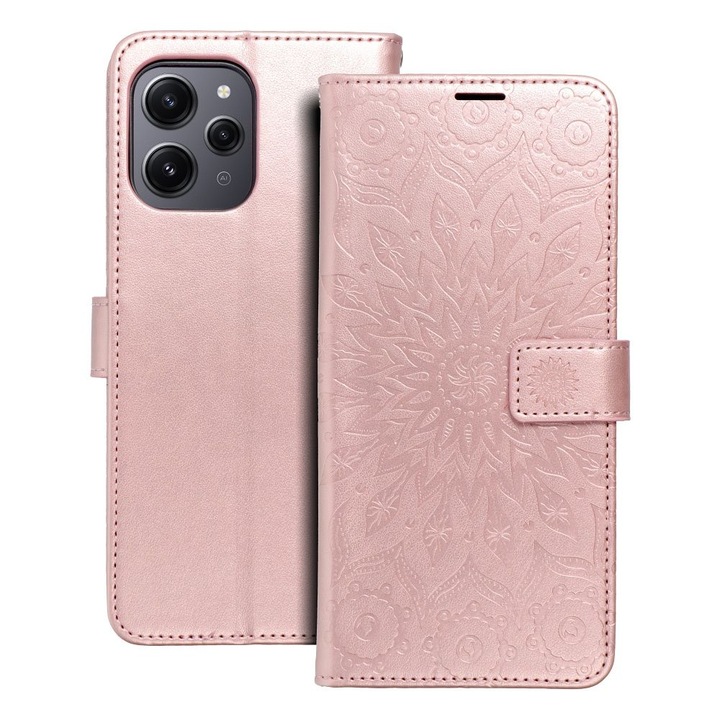 fixGuard Dream Book tok Xiaomi Redmi 12 4G / 12 5G, Rose Gold telefonhoz