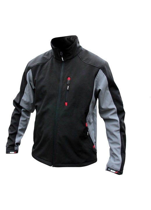 Яке Softshell, Dedra, Полиестер/Еластан, Черно/Сиво, L INTL