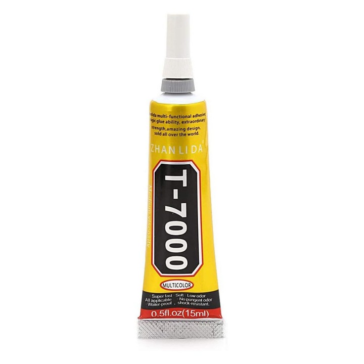 Adeziv lichid, T-7000, 15 ml, Negru