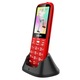 EASYPHONE XO EP630 Mobiltelefon, Piros
