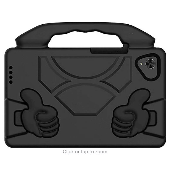 Husa De Protectie Pentru Tableta, Ideas4Comfort®, Husa Tableta Tip Bumper Antisoc, Compatibila Samsung Tab A7 T500/T505 Si Huawei MatePad, 10.3-10.4 Inch, Cu Maner Pentru Transport, Functie Stand, Lavabila Si Antialunecare, Husa Tableta Samsung, Negru
