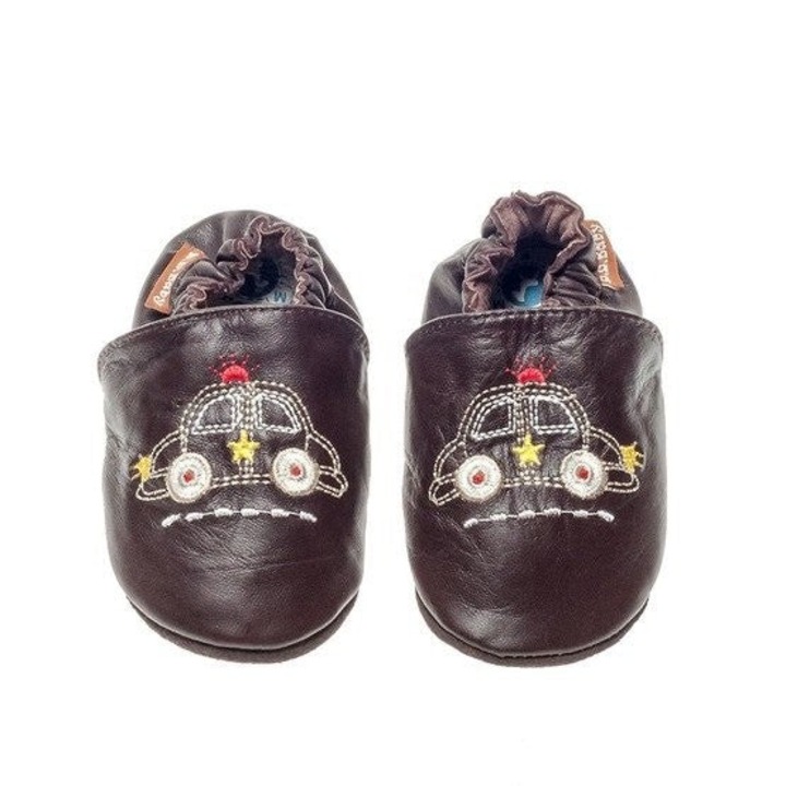 Botosei, D.D.step, piele naturala, cu elastic, model masina, K1596-4A