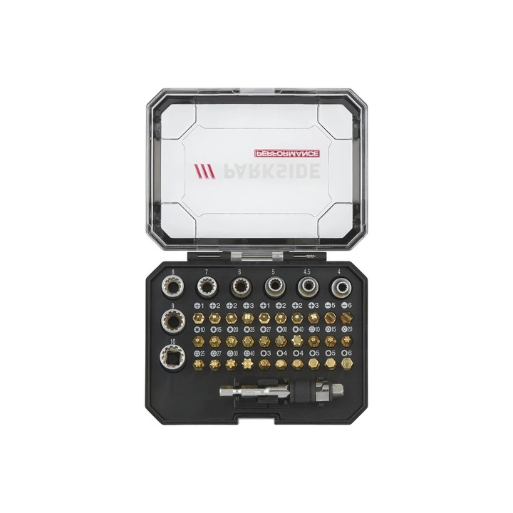 Set biti si tubulare torsiune PARKSIDE PERFORMANCE, Torsion Performance PBSP 2 C3, 39 bucati