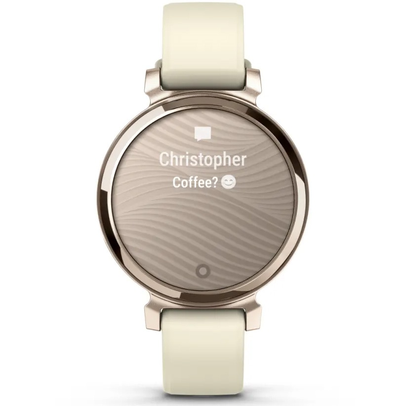 Smartwatch Garmin Lily 2, 35mm, curea silicon, Cream Gold/Coconut Smartwatch Garmin Lily 2, 35mm, curea silicon, Cream Gold/Coconut