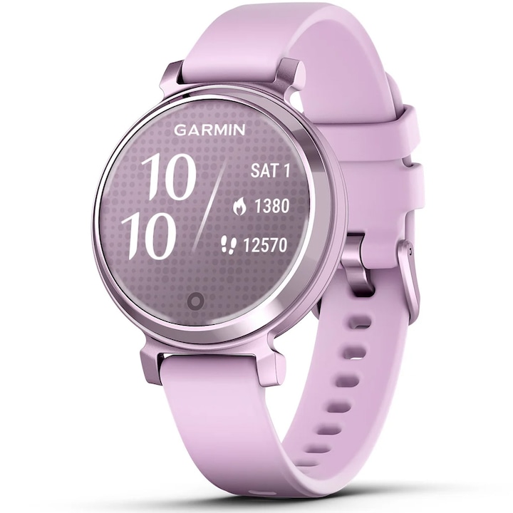 Часовник Smartwatch Garmin Lily 2, 35 мм, Силиконова каишка, Lilac