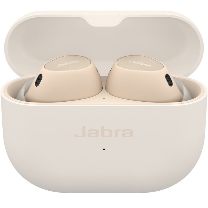 Слушалки In-Ear Jabra Elite 10, True Wireless, ANC, ENC, Dolby Atmos, Bluetooth multipoint, Крем
