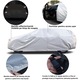 Prelata Auto Gri 3 Straturi Elindor®, Toate Anotimpurile, Husa Protectie Completa, Ploaie, Anti Soare, Impermeabila, Bumbac, Compatibila pentru SUV M, Accesorii Masina Huse Exterior, 450x183x143 cm