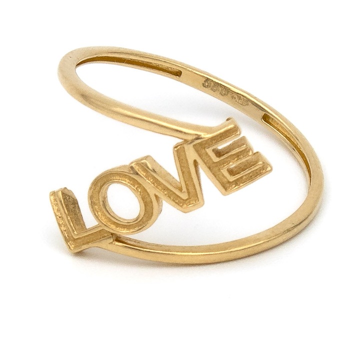 Inel cu Love Aur 14k