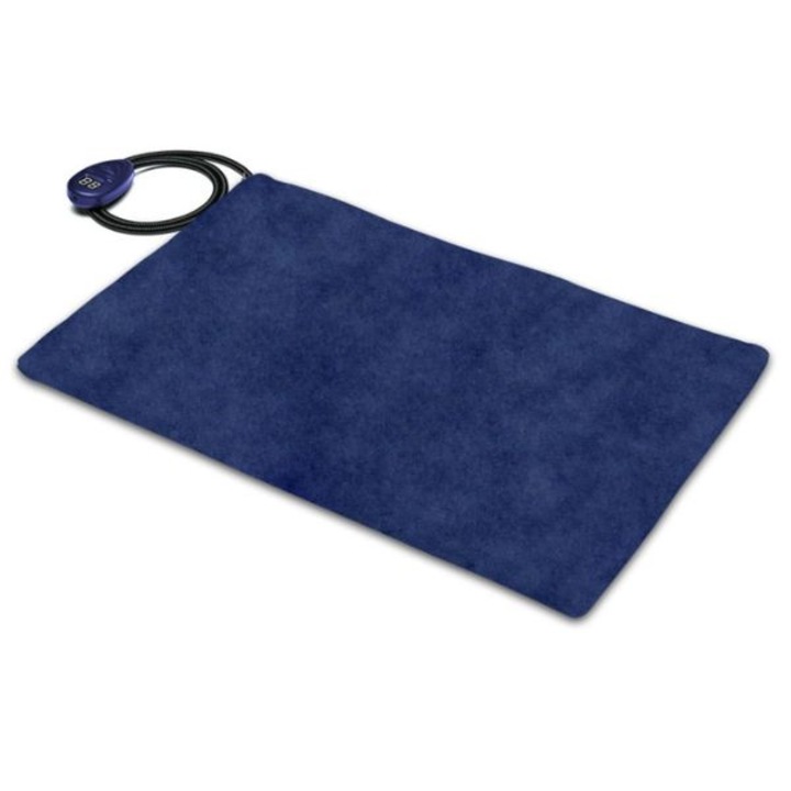 Електрически нагряващ матрак за кучета и котки, 7 регулируеми температури, 25 - 55 °C, автоматично включване/изключване, 65x40cm Син