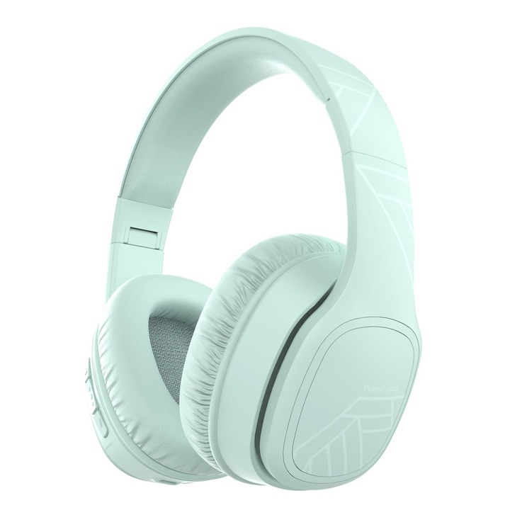 PowerLocus P7 Bluetooth fejhallgató, 50 óra lejátszási idő, Bluetooth 5.3, HI-FI hangzás, vezeték nélküli, fül köré illeszkedő, összehajtható, Mint