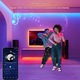LED lámpák, LED Strip Kit, 5 méter, 44 gomb Led szalaggal, Bluetooth, telefonos alkalmazás, távirányító, 4 zenei mód, Színváltás a zene ritmusára,