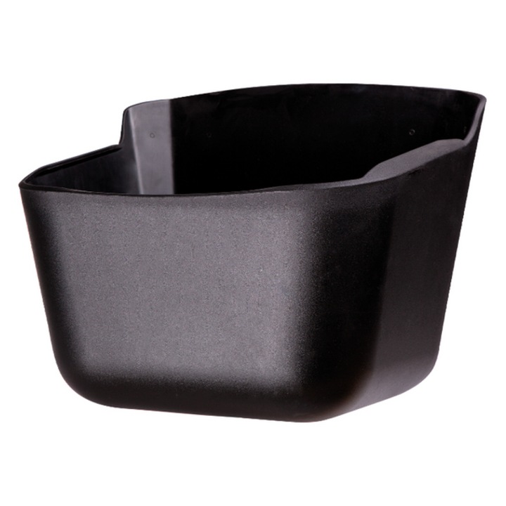 Bol pentru animale, Vplast, Plastic, 29.5 x 39 cm, 15 l, Negru