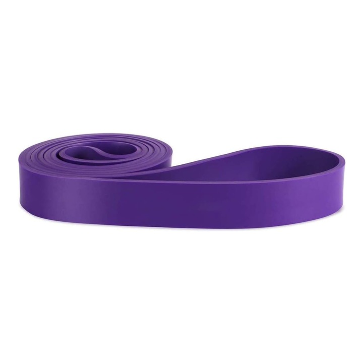 Banda Elastica de Rezistenta, CBMasir, Mov, 2080mm x 32mm x 4.5mm, 34-45.3kg / 75-100lb, Latex Natural