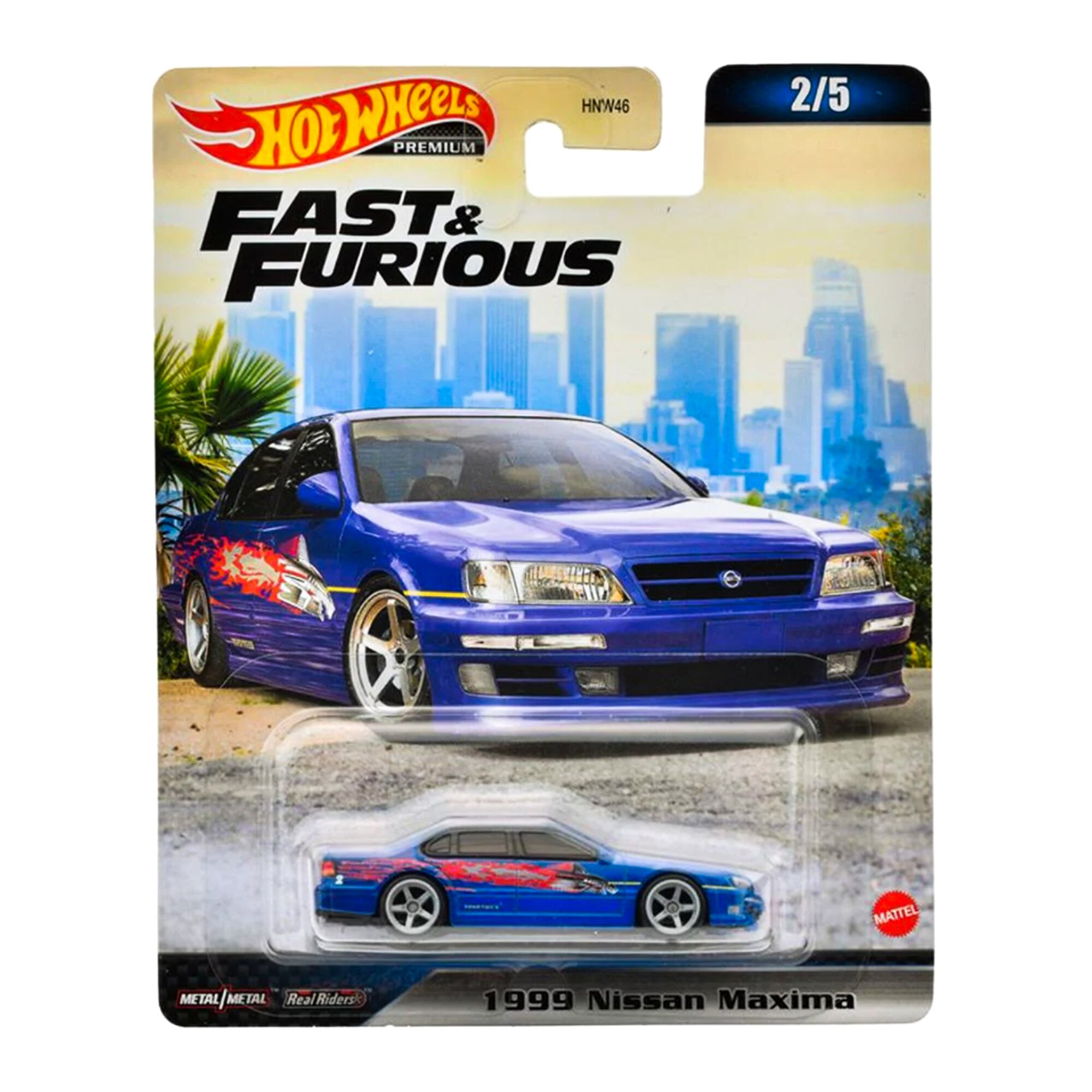 Masinuta metalica Hot Wheels Premium, 1999 Nissan Maxima Fast & Furious ...