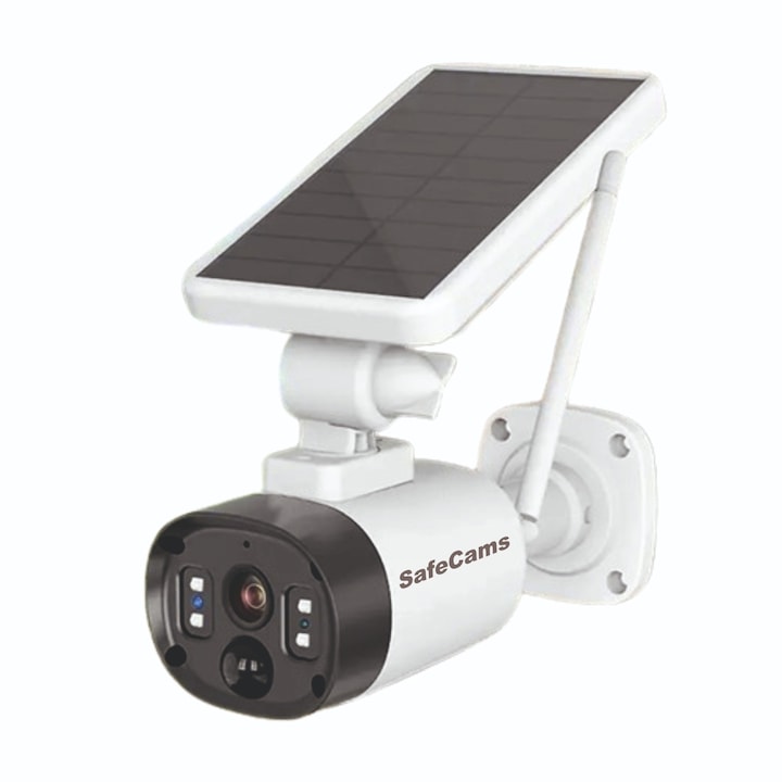 Térfigyelő kamera 4 MP FULL HD, külső, napelemes, SafeCams