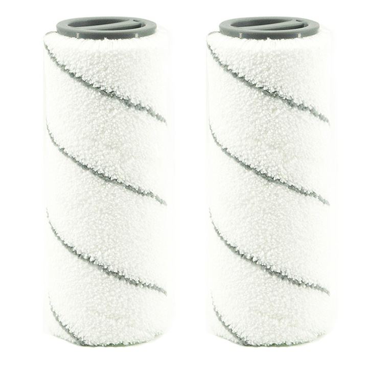 Комплект почистващи ролки, AllizBan, 2 бр, Микрофибър, съвместими Karcher FC3, FC5