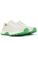Camper, Pantofi sport Drift Trai din piele si piele nabuc, Alb, Verde, 44