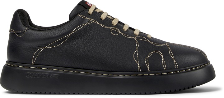 Camper, Pantofi sport de piele Runner K21 20639, Negru, 44