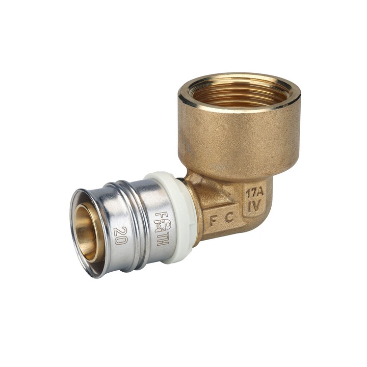 Cot sertizare cu filet interior din alama 16 mm, 1/2" FRANKISCHE - ALPEX-DUO