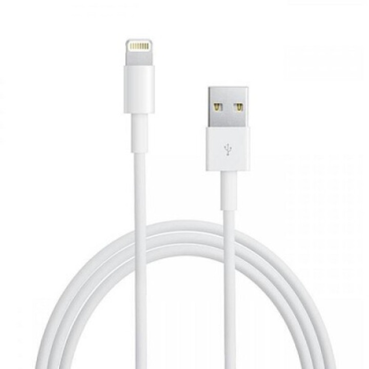Apple iPhone Lightning USB gyári adatkábel töltőkábel fehér 2 méter csomagolás nélkül