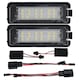 Set 2 lampi LED numar, NUODWELL, Plug si play, Rezistent la apa, Eficienta ridicata si economie de energie, Pentru VW Golf 4 / 5 / 6 / 7, EOS, Passat B6 / B7, Passat CC, Polo, Lupo, Plastic, Negru