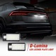 2 db led számlámpás készlet, NUODWELL, Vízálló, Plug and Play, Kompatibilis Audi A3, A4, A6, A8, Q7, RS4, RS6, S6, Könnyen felszerelhető, Műanyag, Fekete